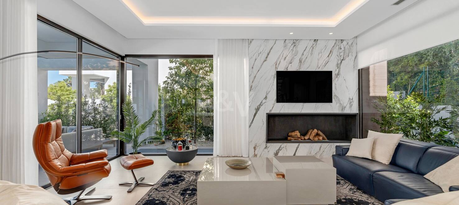 Snygg Modern Villa i La Fuente, Walking Avstånd till stranden