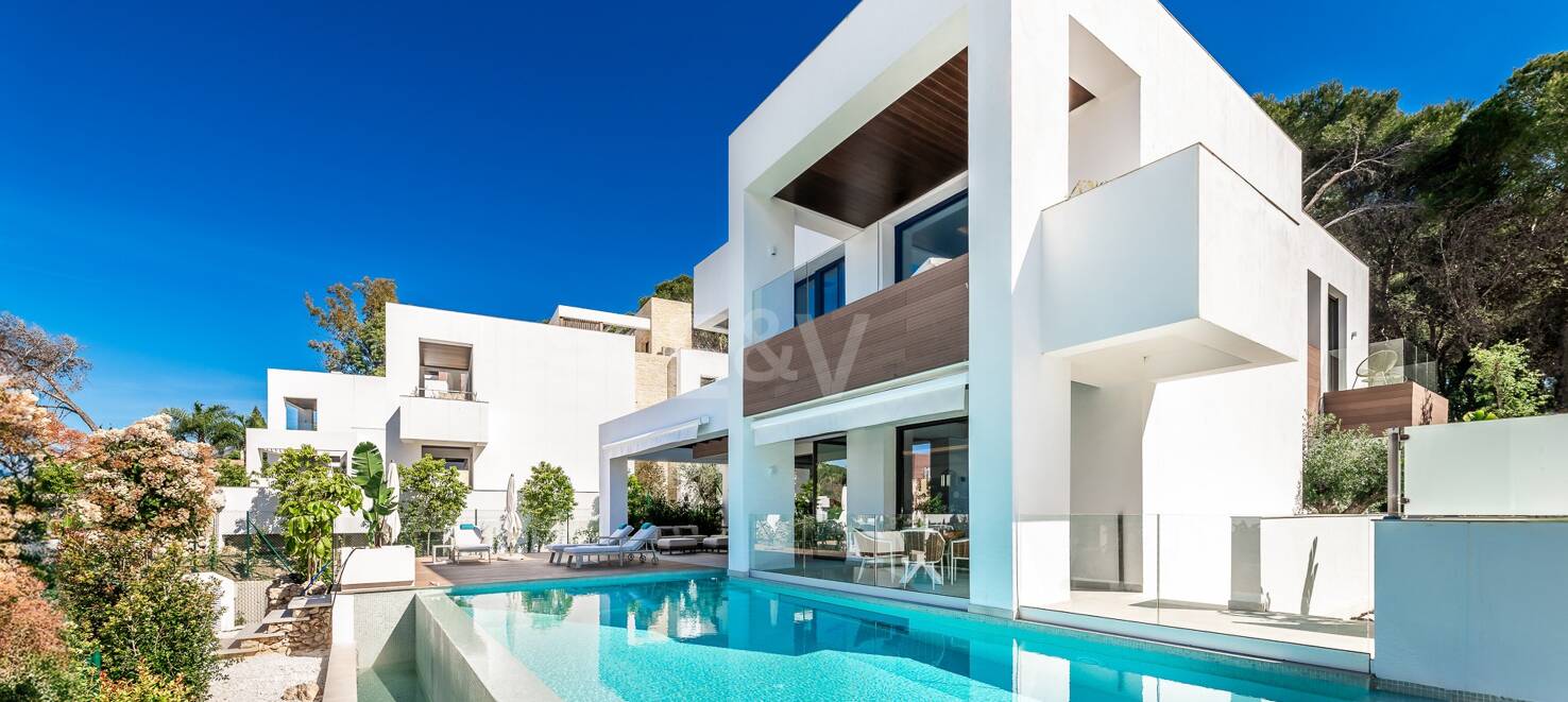 Snygg Modern Villa i La Fuente, Walking Avstånd till stranden