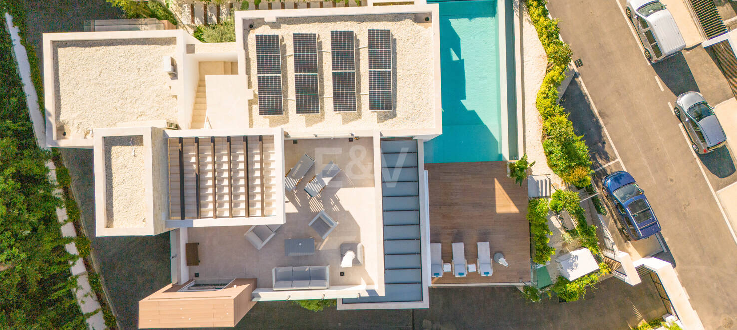 Snygg Modern Villa i La Fuente, Walking Avstånd till stranden
