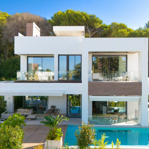 Snygg Modern Villa i La Fuente, Walking Avstånd till stranden