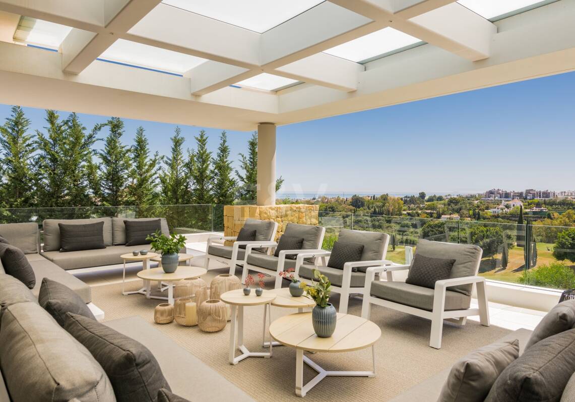 Front -Line Golf Villa avec vue sur la mer, équipements de luxe dans un emplacement privilégié