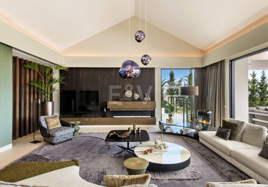 Front -Line Golf Villa avec vue sur la mer, équipements de luxe dans un emplacement privilégié