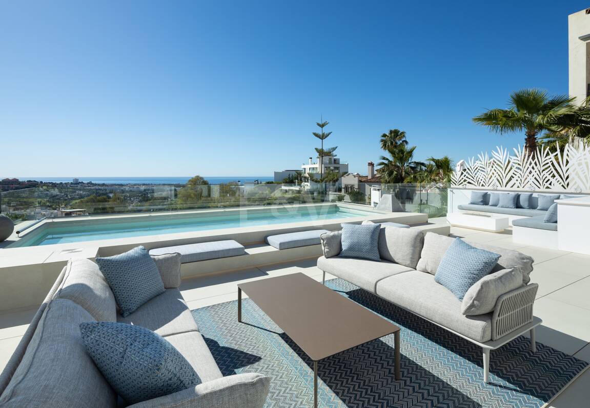 Villa contemporaine à La Quinta avec vue magnifique sur la mer et la montagne