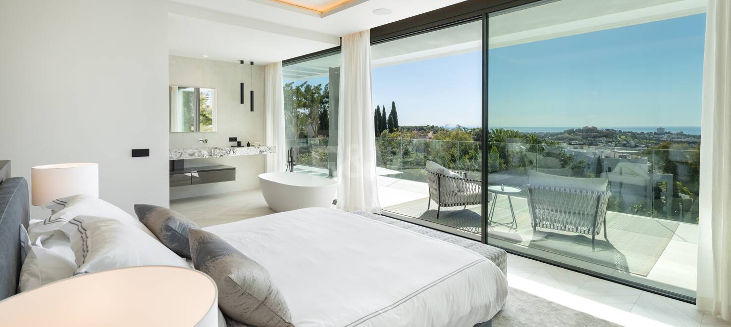 Villa contemporaine à La Quinta avec vue magnifique sur la mer et la montagne