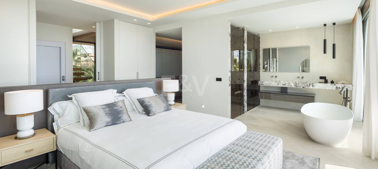 Villa contemporaine à La Quinta avec vue magnifique sur la mer et la montagne
