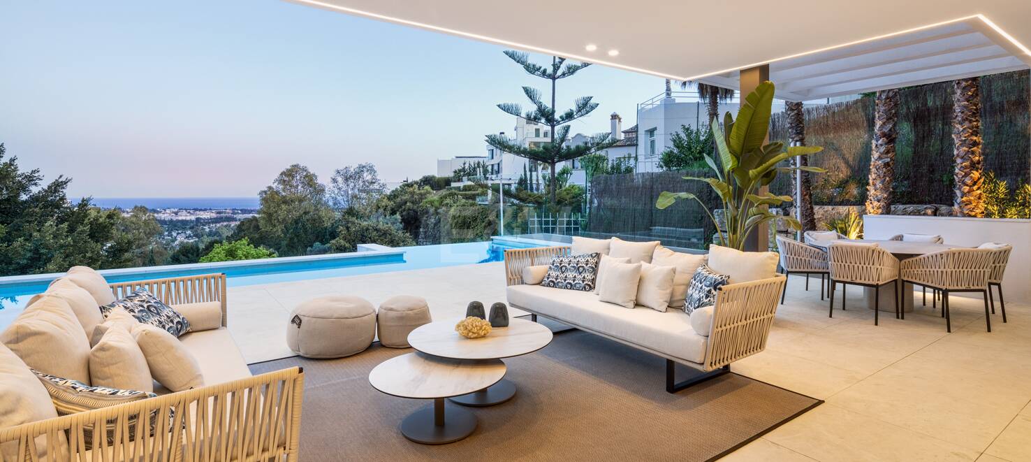 Villa contemporaine à La Quinta avec vue magnifique sur la mer et la montagne