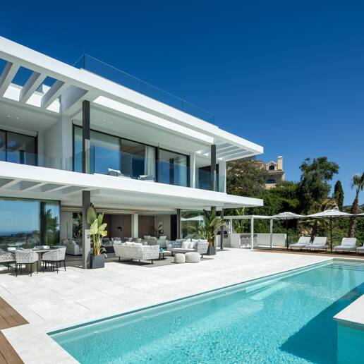 Villa contemporaine à La Quinta avec vue magnifique sur la mer et la montagne