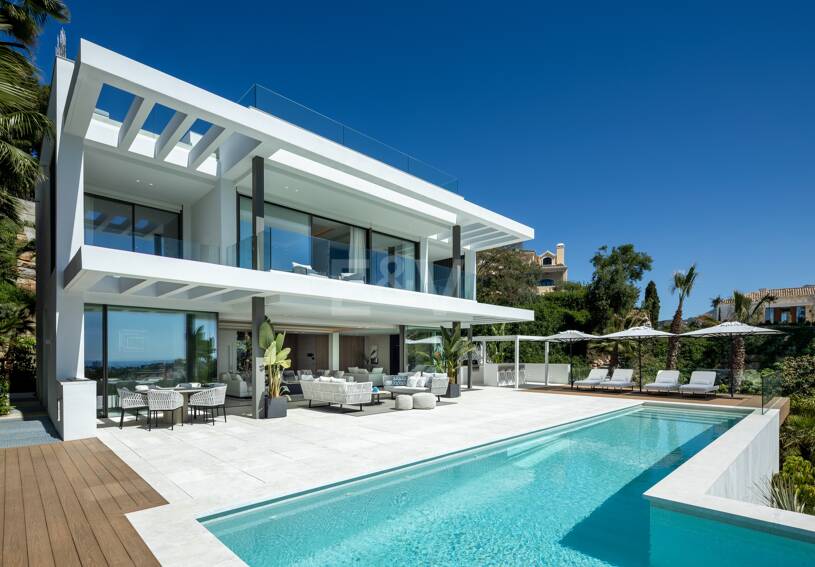 Villa contemporaine à La Quinta avec vue magnifique sur la mer et la montagne