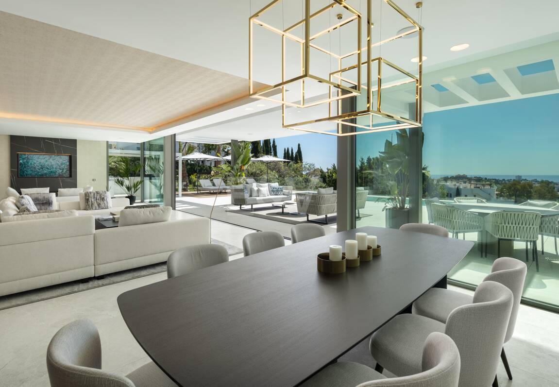 Villa contemporaine à La Quinta avec vue magnifique sur la mer et la montagne