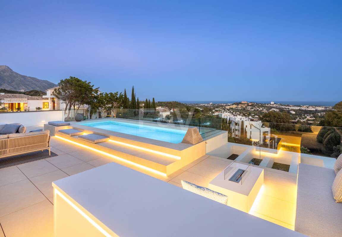 Villa contemporaine à La Quinta avec vue magnifique sur la mer et la montagne