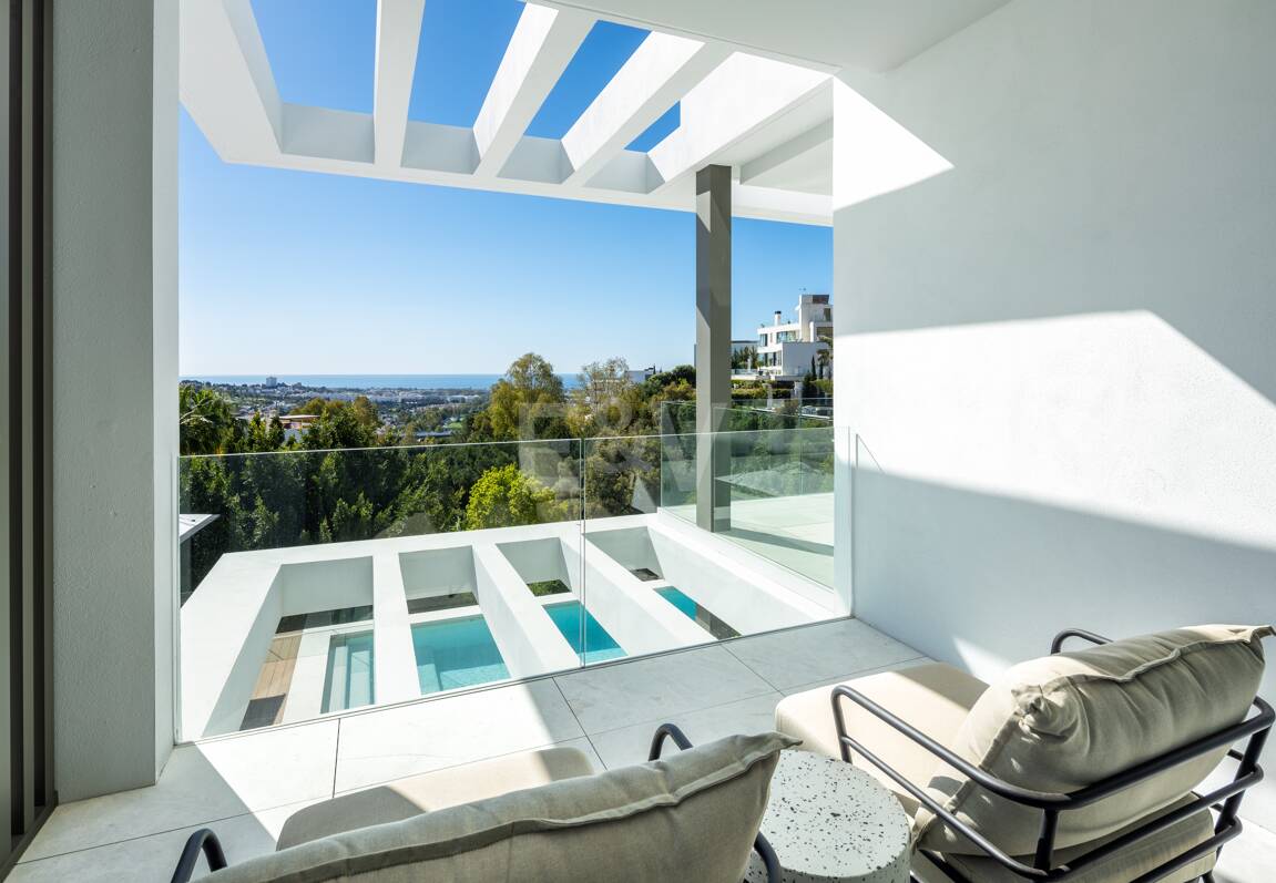 Villa contemporaine à La Quinta avec vue magnifique sur la mer et la montagne