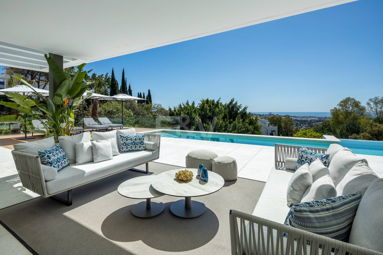 Villa contemporaine à La Quinta avec vue magnifique sur la mer et la montagne