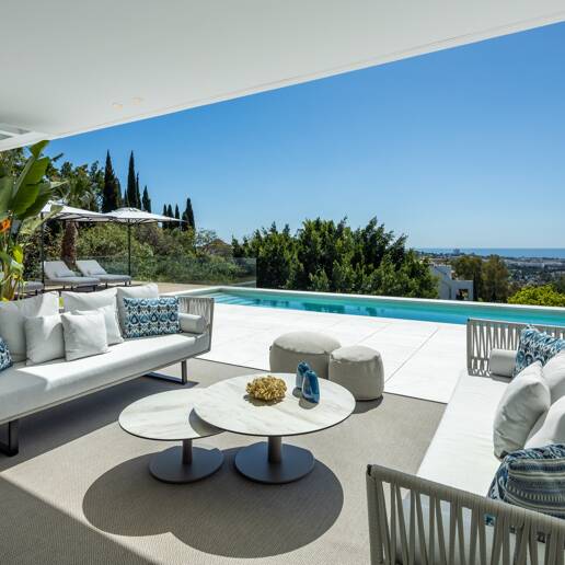 Villa contemporaine à La Quinta avec vue magnifique sur la mer et la montagne