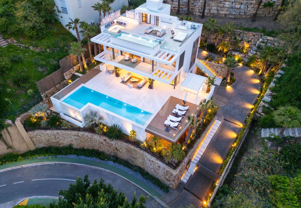 Villa contemporaine à La Quinta avec vue magnifique sur la mer et la montagne