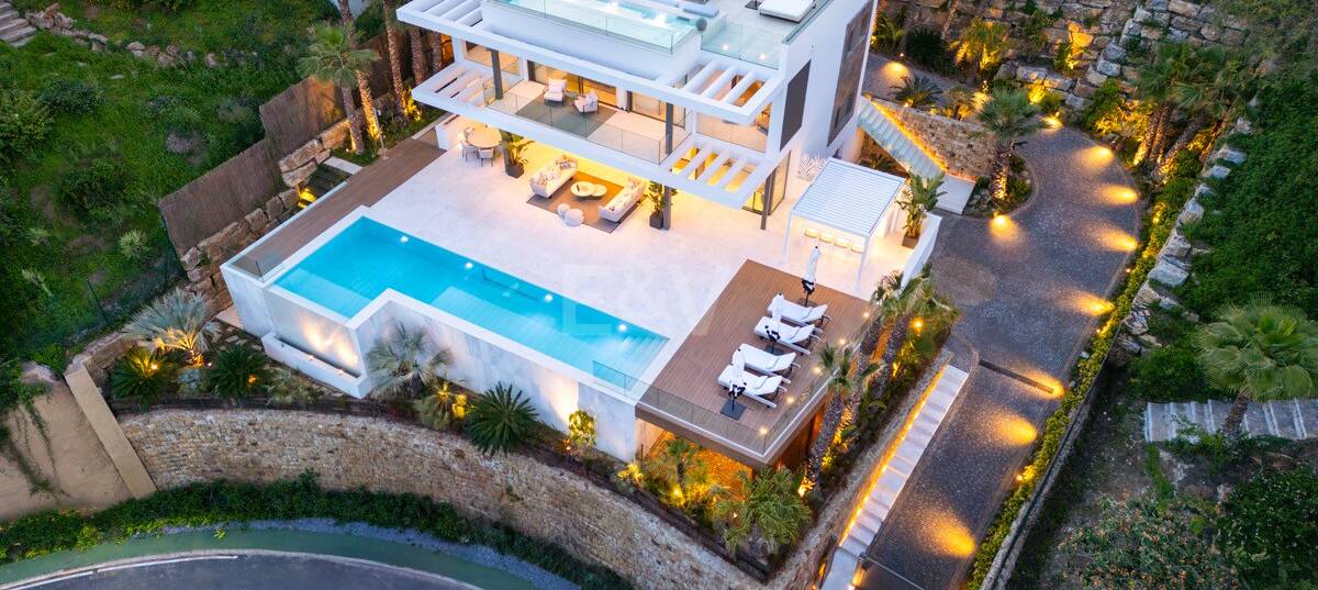 Villa contemporaine à La Quinta avec vue magnifique sur la mer et la montagne