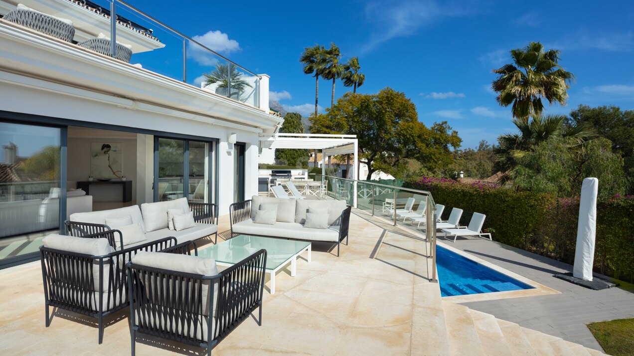 Villa à louer à court terme en Marbella Golden Mile, Marbella (Toutes les zones)