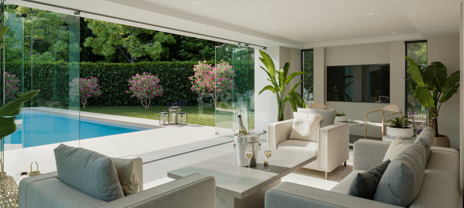 Villa a estrenar con vistas al mar En Nueva Andalucía en la mejor área de golf