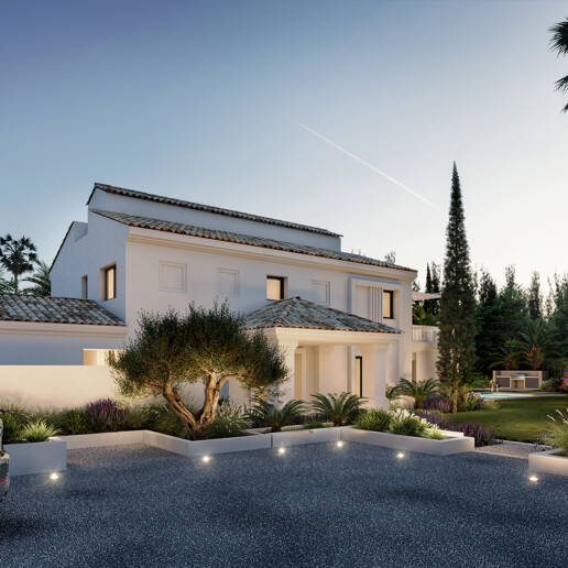 Villa a estrenar con vistas al mar En Nueva Andalucía en la mejor área de golf