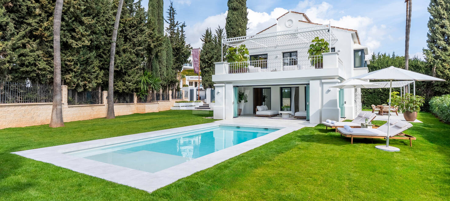 Villa a estrenar con vistas al mar En Nueva Andalucía en la mejor área de golf