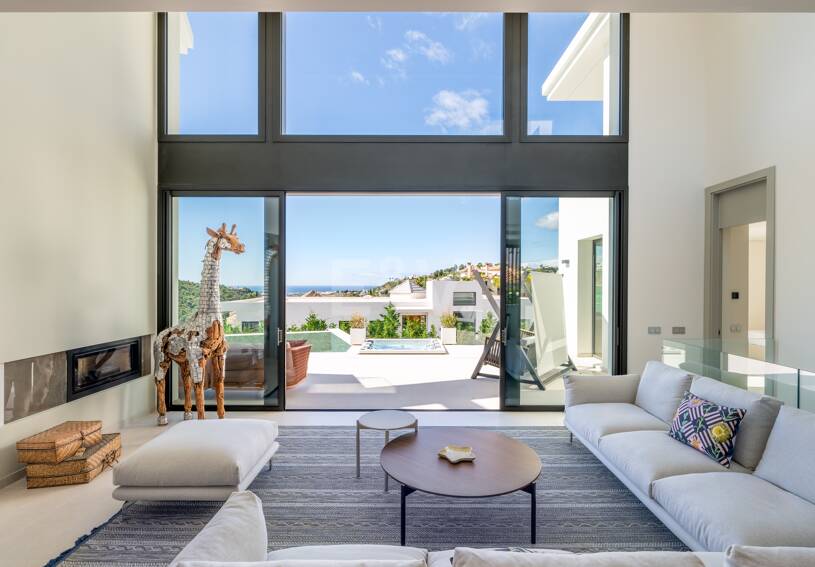 Neu gebaute, moderne Villa in La Quinta in einer Gated Community