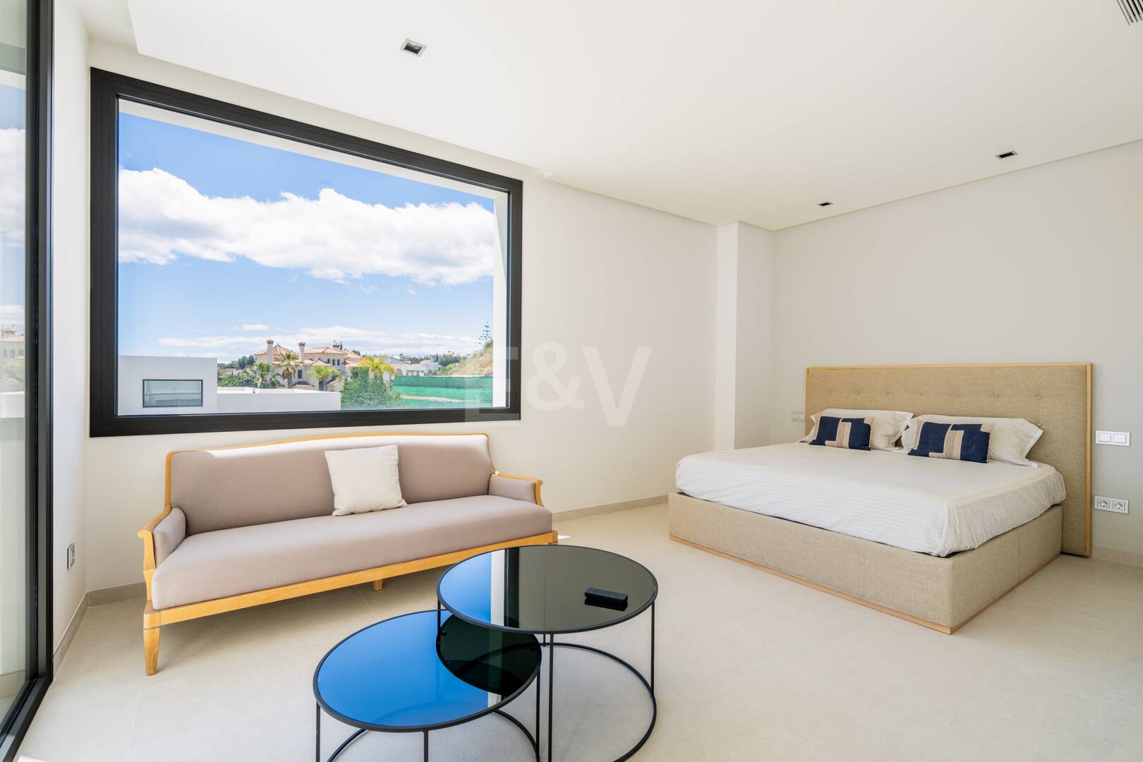 Neu gebaute, moderne Villa in La Quinta in einer Gated Community