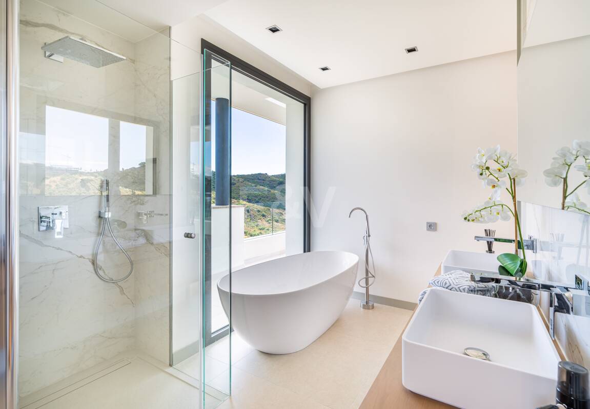 Neu gebaute, moderne Villa in La Quinta in einer Gated Community