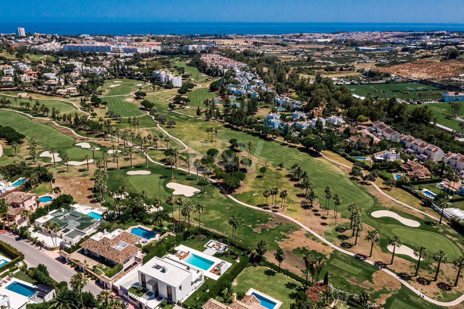 Exceptional villa with breathtaking views across golf course and Meditteranean Sea