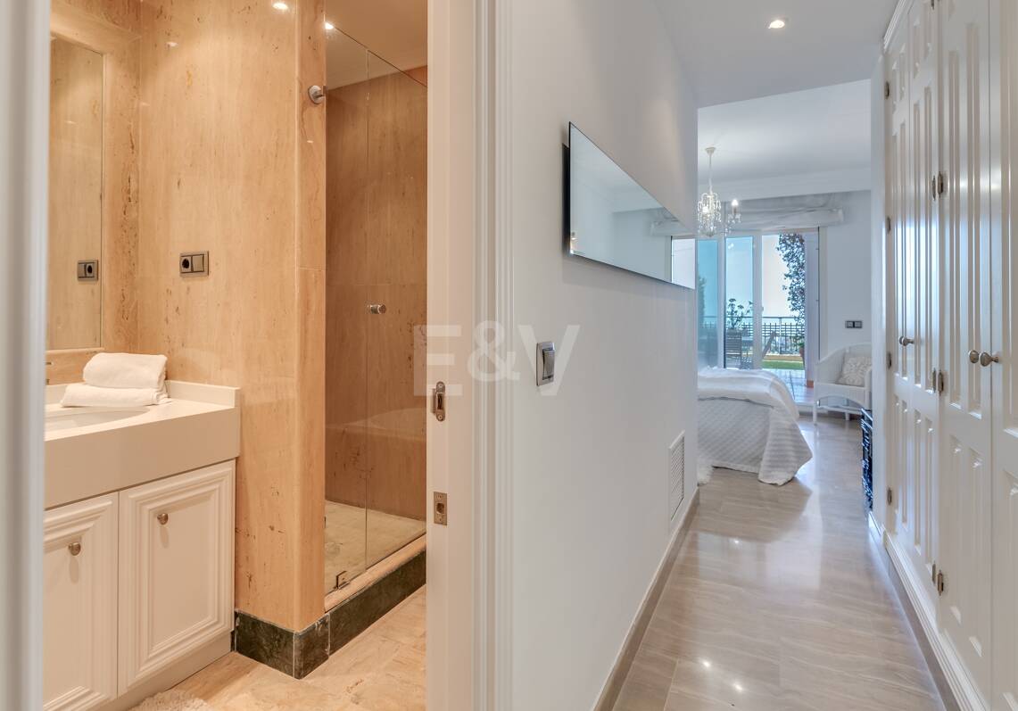 Luxurious 3-Bedroom Apartment in Sierra Blanca with unbeatable sea view, Marbella for seasonal rental by months. Available from Sept 2026