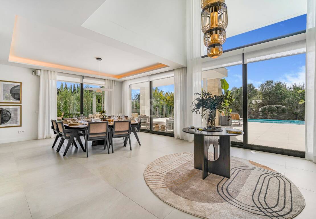 Współczesna willa w Villas del Marqués na Złotej Mili