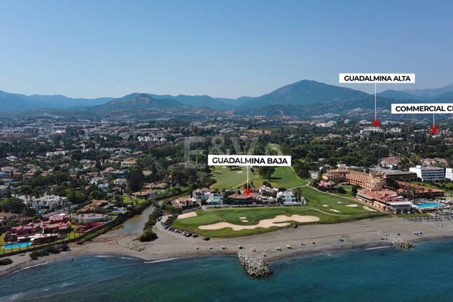 Exquise Guadalmina Unique terrain de golf de première ligne