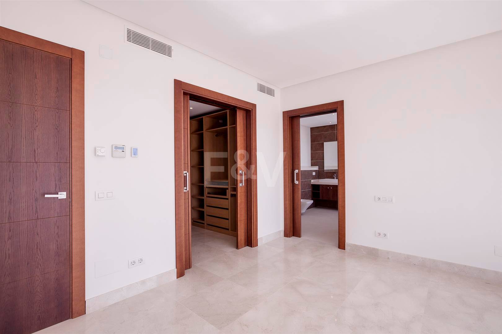 Modern Puerto del Capitán Villa with Sea View in Gated Community