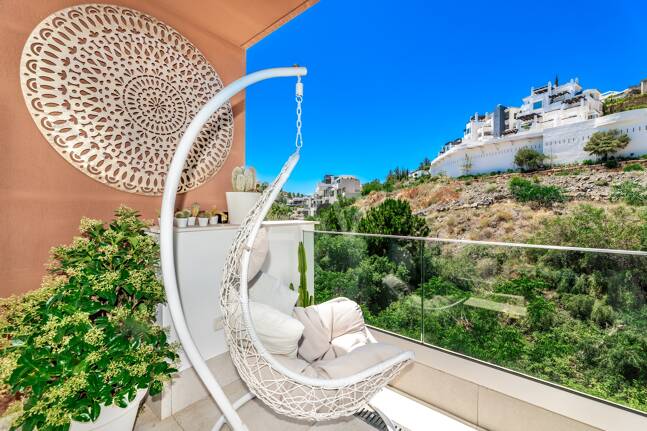 Fantastisk modern takvåning i La Quinta med exceptionell utomhusutrymme