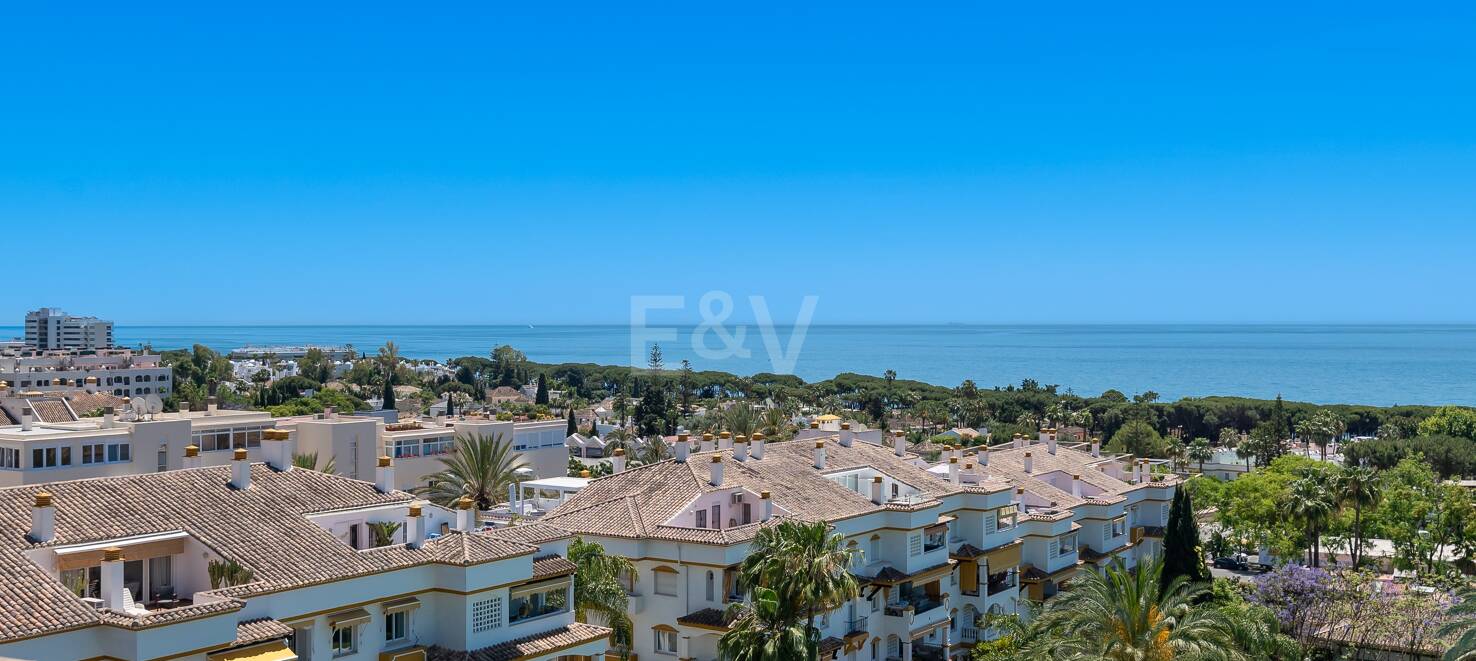 Exceptionell Duplex Penthouse i Hacienda de Nagüeles med havsutsikt på Golden Mile