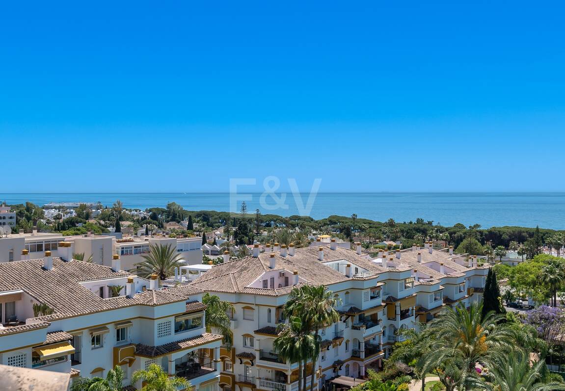 Exceptionell Duplex Penthouse i Hacienda de Nagüeles med havsutsikt på Golden Mile