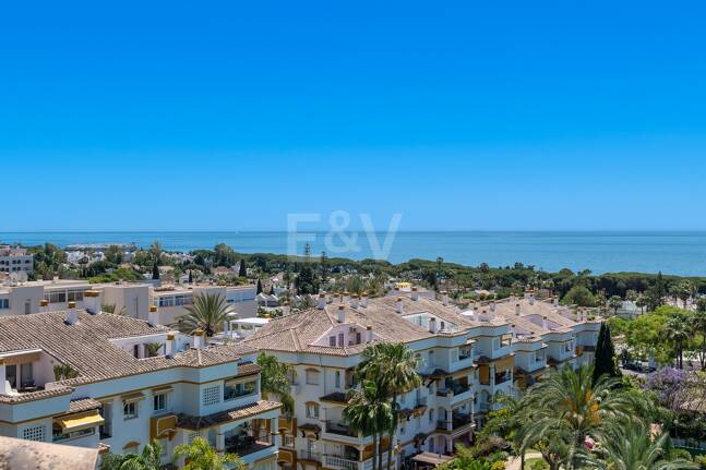 Exceptionell Duplex Penthouse i Hacienda de Nagüeles med havsutsikt på Golden Mile