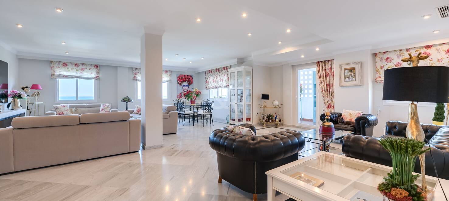 Exceptionell Duplex Penthouse i Hacienda de Nagüeles med havsutsikt på Golden Mile