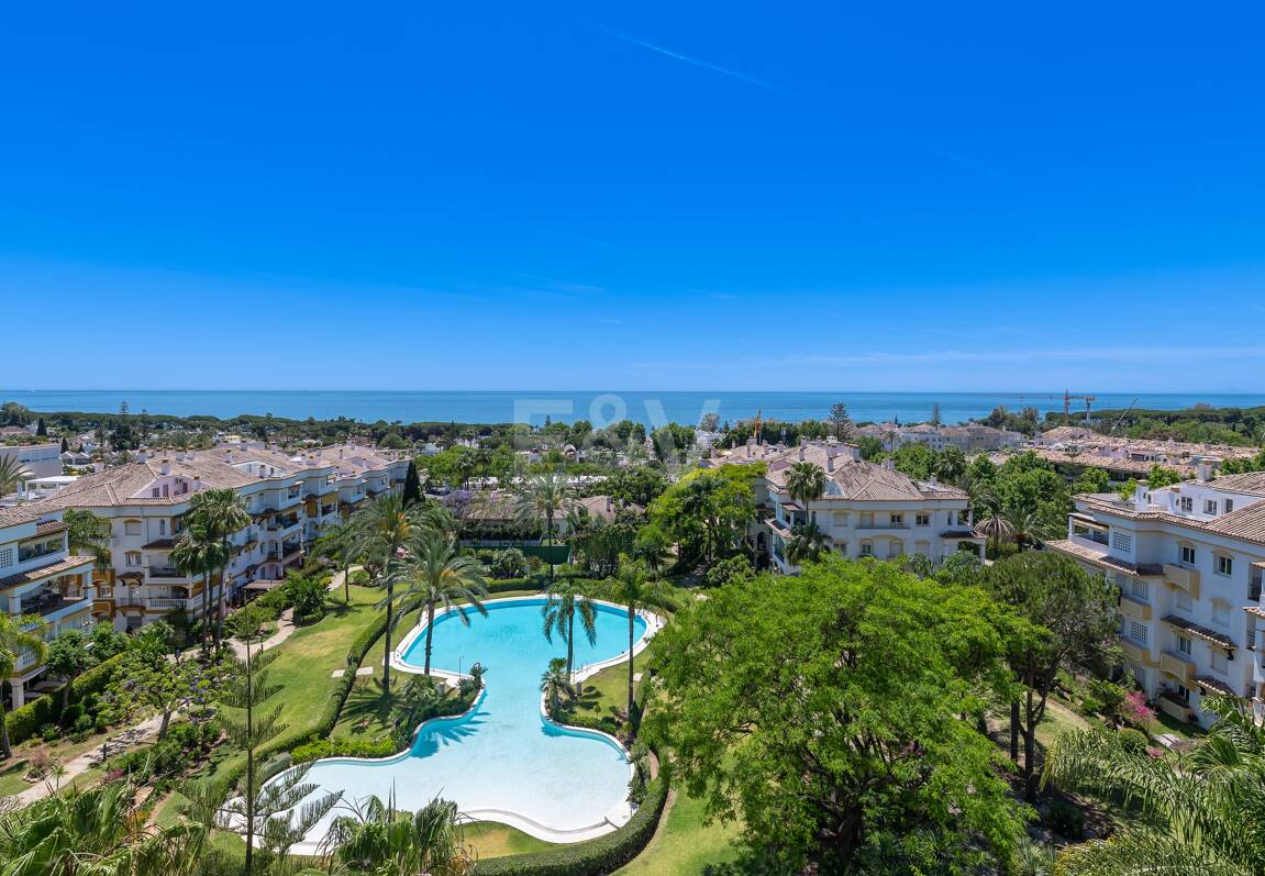 Exceptionell Duplex Penthouse i Hacienda de Nagüeles med havsutsikt på Golden Mile