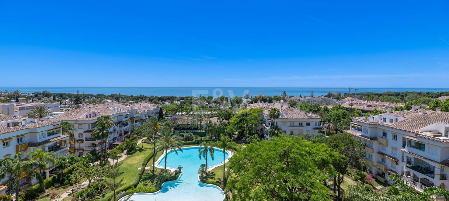 Exceptionell Duplex Penthouse i Hacienda de Nagüeles med havsutsikt på Golden Mile
