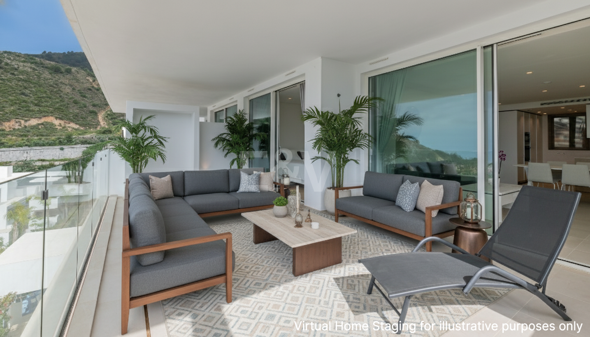 Preisgünstigste Wohnung in Palo Alto Marbella mit Panoramablick auf das Meer