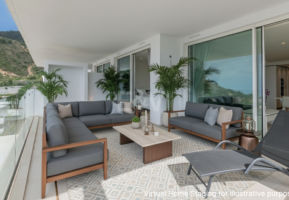 Preisgünstigste Wohnung in Palo Alto Marbella mit Panoramablick auf das Meer