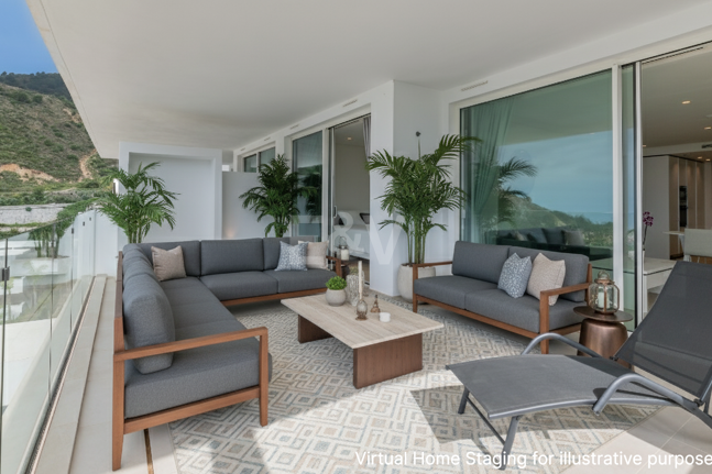 Preisgünstigste Wohnung in Palo Alto Marbella mit Panoramablick auf das Meer