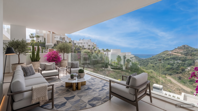 Najlepszy apartament w Palo Alto Marbella z widokiem na morze panoramiczne