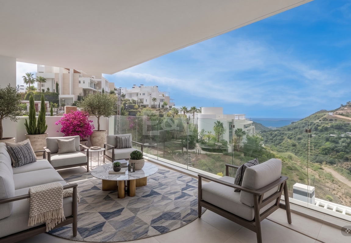 Best Priced Apartment in Palo Alto Marbella with Panoramic Sea Views