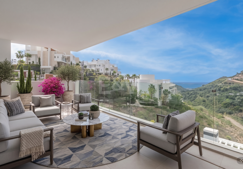 Best Priced Apartment in Palo Alto Marbella with Panoramic Sea Views