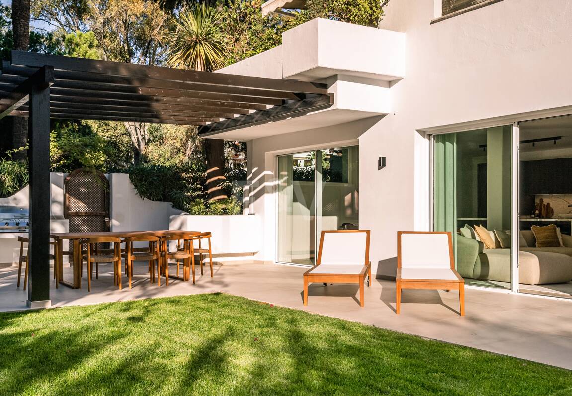 Einzigartige Gartenwohnung in Las Lomas de Marbella Club