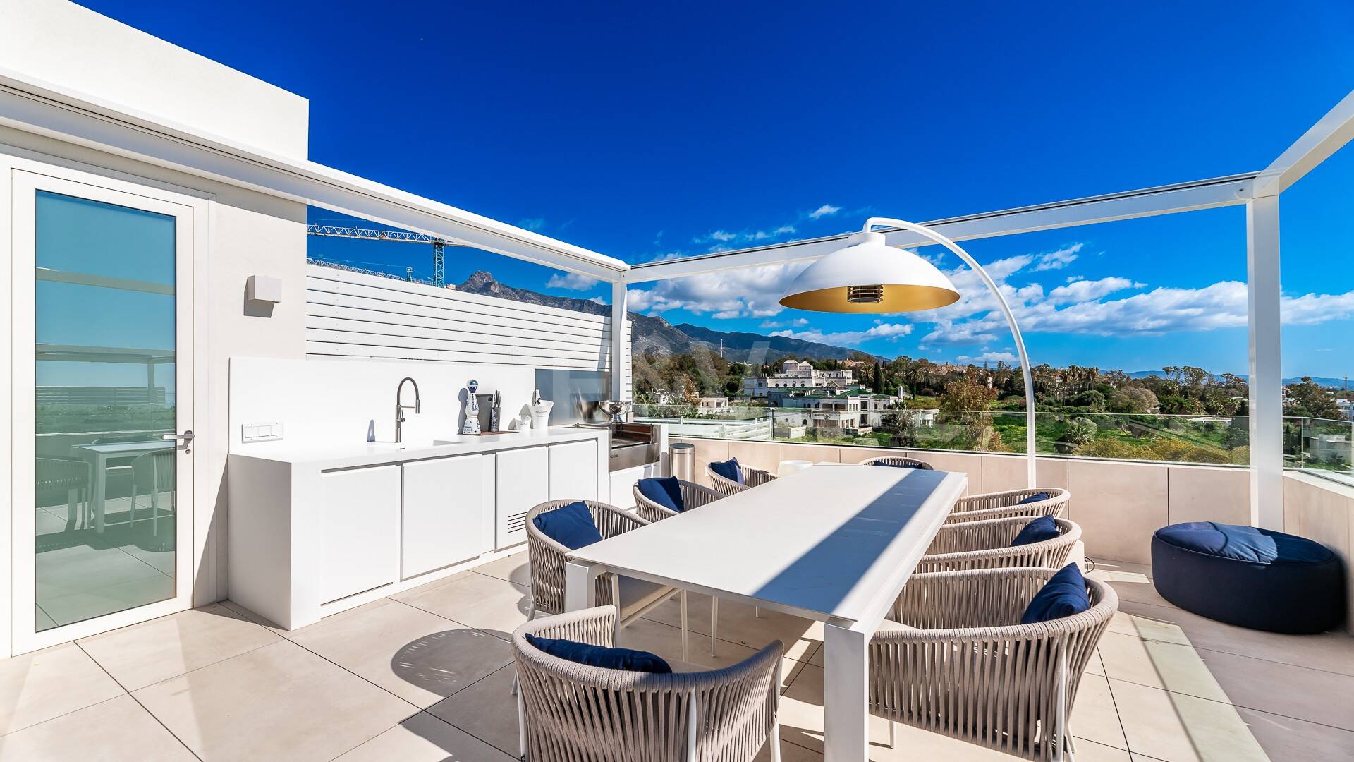 Spectacular Penthouse in Benalus Close to the Beach with Private Pool and Sea View