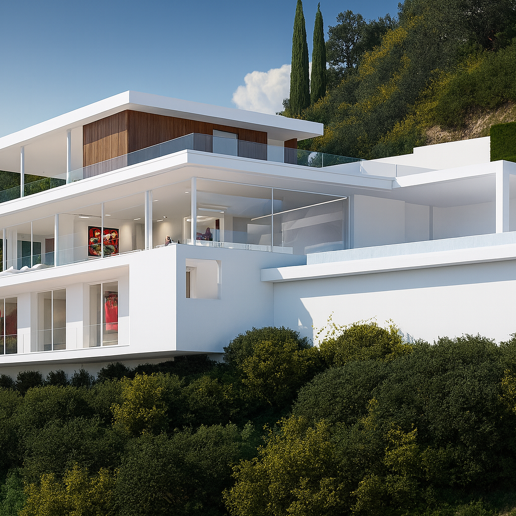 Plot with License in Monte Mayor with Stunning Panoramic Seaviews