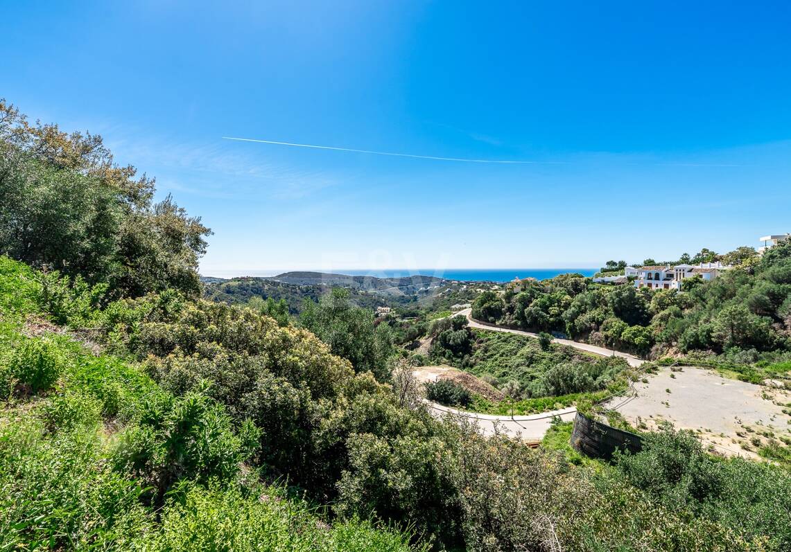 Plot with License in Monte Mayor with Stunning Panoramic Seaviews