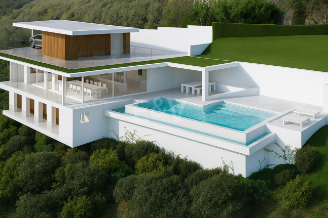 Terrain avec licence à Monte Mayor avec vue panoramique magnifique