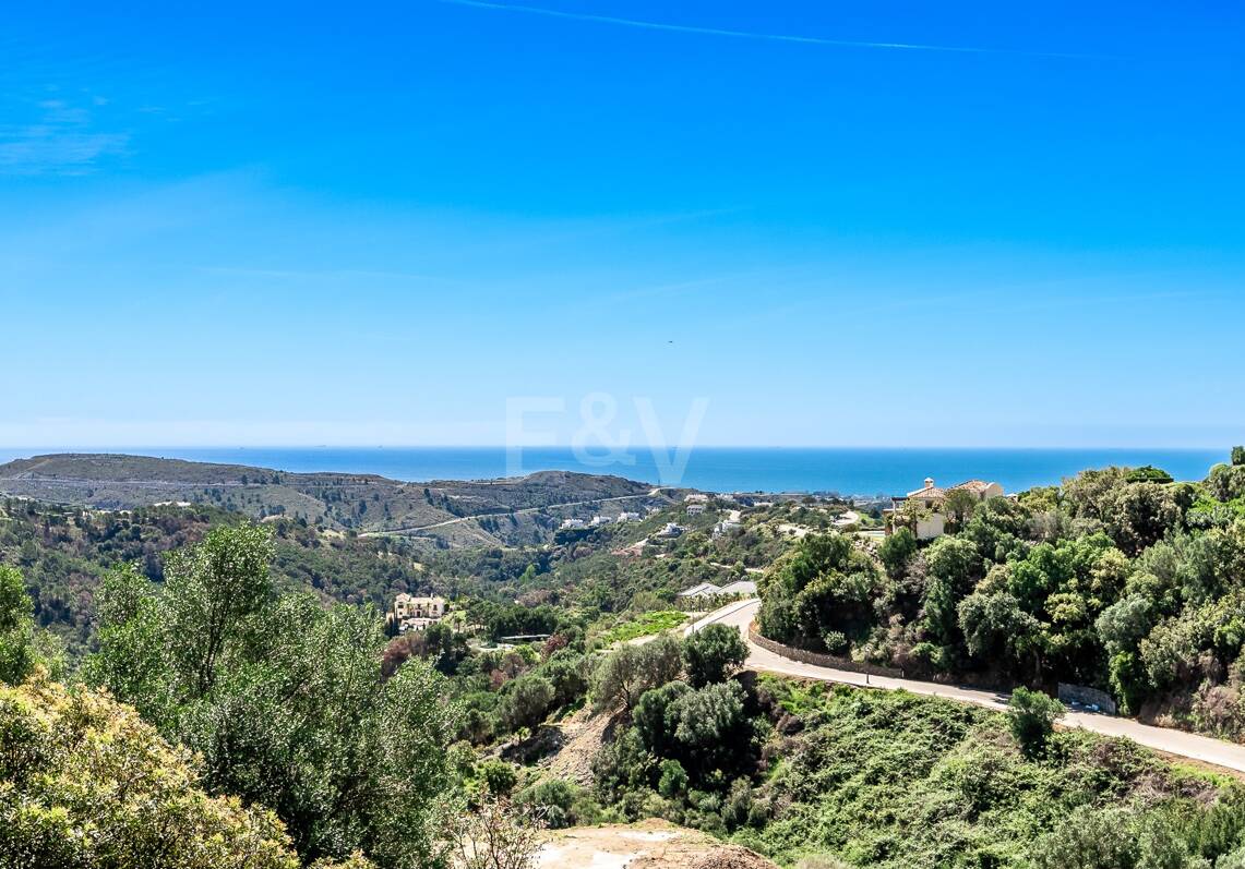 Plot with License in Monte Mayor with Stunning Panoramic Seaviews
